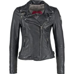 Freaky Nation BIKER PRINCESS Kurtka skórzana shadow. Czarne kurtki damskie Freaky Nation, xs, bez wzorów, ze skóry. Za 799,00 zł.