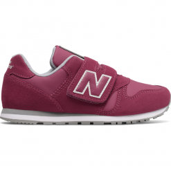 New Balance KV373PFY. Czerwone buty dziewczęce sportowe marki New Balance, na lato, bez wzorów, z materiału, bez zapięcia. W wyprzedaży za 149,99 zł.