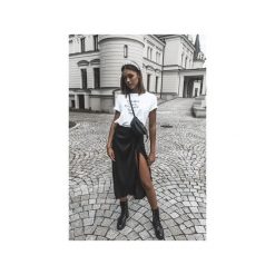 Spódnica kopertowa Chloe Silk Black. Czarne spódniczki damskie Elevenstory, bez wzorów, asymetryczne. Za 149,00 zł.