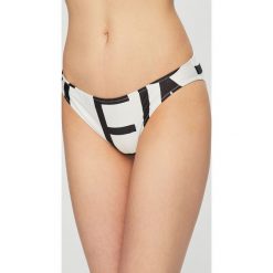 Calvin Klein Jeans - Figi kąpielowe. Białe stroje kąpielowe dwuczęściowe damskie Calvin Klein Jeans, xs, bez wzorów, z elastanu. W wyprzedaży za 49,90 zł.