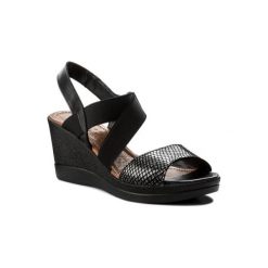 LASOCKI 2066-08 Czarny. Czarne sandały damskie Lasocki, bez wzorów, ze skóry, bez obcasa, bez zapięcia. Za 139,99 zł.
