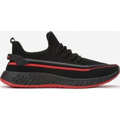 Czarne Buty Sportowe Fire And Ice. Czarne buty sportowe męskie Born2be, z gumy, na sznurówki. Za 99,99 zł.