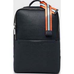 Calvin Klein - Plecak. Niebieskie plecaki męskie Calvin Klein, w paski, z poliesteru. W wyprzedaży za 439,90 zł.