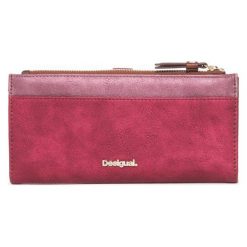 Desigual Portfel Damski Ares Pia Czerwony. Czerwone portfele damskie Desigual. Za 229,00 zł.