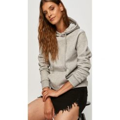 Answear - Bluza Answear Lab. Szare bluzy damskie ANSWEAR, s, bez wzorów, z bawełny, bez rękawów, z kapturem. Za 99,90 zł.