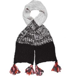 Szalik damski. Czarne kominy damskie Top Secret, z dzianiny. W wyprzedaży za 44,99 zł.