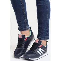 Granatowo-Miętowe Buty Sportowe Force. Niebieskie buty sportowe damskie Born2be. Za 69,99 zł.