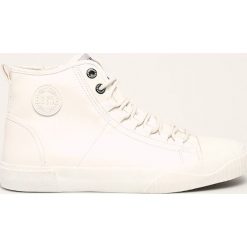 Big Star - Trampki. Białe trampki męskie BIG STAR, bez wzorów, z gumy, retro, na sznurówki. W wyprzedaży za 119,90 zł.