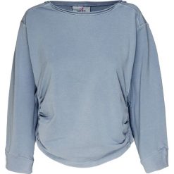 Bluza DEHA EASY. Niebieskie bluzy damskie Deha, bez wzorów, z bawełny, bez rękawów, bez kaptura. W wyprzedaży za 265,00 zł.