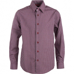 Koszula - Slim fit - w kolorze bordowym. Czerwone koszule chłopięce Paglie, New G.O.L & more, w kratkę, z klasycznym kołnierzykiem. W wyprzedaży za 77,95 zł.