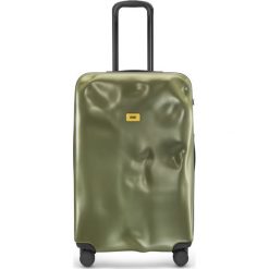 Walizka Icon duża matowa oliwkowa. Zielone walizki Crash Baggage, bez wzorów, wakacyjne. Za 1290,00 zł.