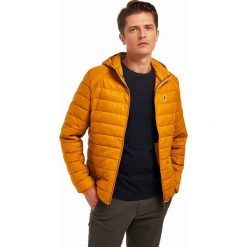 Kurtka przejściowa w kolorze pomarańczowym. Pomarańczowe płaszcze męskie Polo Club Men, xxl, z aplikacjami, bez kaptura. W wyprzedaży za 254,95 zł.