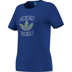 Bluzki damskie: Adidas Koszulka damska Slim Tee Gra granatowa r. 34 (M69988)