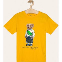 Polo Ralph Lauren - T-shirt dziecięcy 134-176 cm. T-shirty chłopięce Polo Ralph Lauren, z nadrukiem, z bawełny, bez rękawów. W wyprzedaży za 139,90 zł.