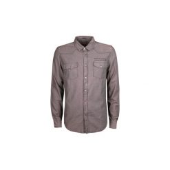 Koszule z długim rękawem Guess M61H53W79P0. Pomarańczowe koszule męskie Guess, s, z aplikacjami, bez kołnierzyka, z długim rękawem. Za 149,00 zł.