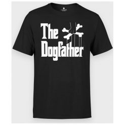 Koszulka męska The Dogfather. Koszulki męskie MegaKoszulki, m, bez wzorów, z bawełny, z podwójnym kołnierzykiem, bez rękawów. Za 54,90 zł.