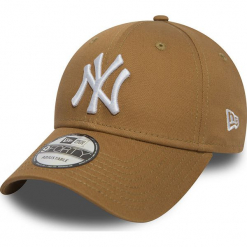 New Era - Czapka. Brązowe czapki z daszkiem męskie marki New Era, z bawełny. Za 89,90 zł.