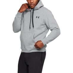 Bejsbolówki męskie: Under Armour Bluza męska Rival Fitted Pull Over szara r. L (1302292-025)
