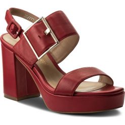 Sandały BRUNO PREMI - R3200P Rosso. Czarne klapki damskie marki Bruno Premi, bez wzorów, ze skóry, bez obcasa, na obcasie. W wyprzedaży za 299,00 zł.