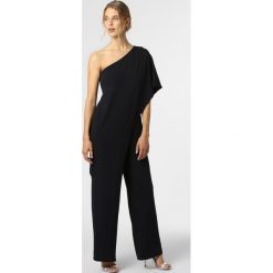 Apriori - Kombinezon damski, niebieski. Niebieskie kombinezony damskie Apriori, bez wzorów, eleganckie, z asymetrycznym kołnierzem, bez rękawów. Za 699,95 zł.