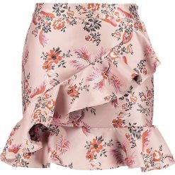 Spódniczki: Endless Rose ASYMMETRICAL RUFFLE Spódnica mini dusty rose brocade