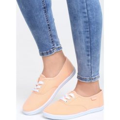 Pomarańczowe Tenisówki On The Game. Pomarańczowe trampki i tenisówki damskie Born2be, bez wzorów, na sznurówki. Za 34,99 zł.