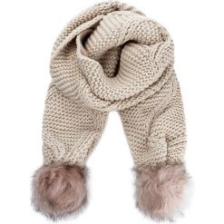 Szal GUESS - Not Coordinated Wool AW6800 WOL03 NUD. Brązowe szaliki damskie Guess, z aplikacjami, z materiału. W wyprzedaży za 159,00 zł.