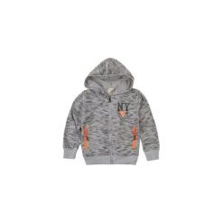 Bluza rozpinana chłopięca cienka. Szare bluzy męskie TXM, bez wzorów, młodzieżowe, bez rękawów, z kapturem. Za 19,99 zł.