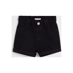 Mango Kids - Szorty dziecięce Laura 80-104 cm. Szare spodenki dziewczęce Mango Kids, bez wzorów, z bawełny, casualowe. W wyprzedaży za 55,90 zł.