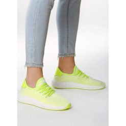 Limonkowe Buty Sportowe Major-League. Buty sportowe damskie Born2be, bez wzorów, sportowe. Za 79,99 zł.