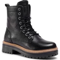 Trapery SALAMANDER - Tawena 32-49702-01 Black. Czarne trapery damskie Salamander, ze skóry ekologicznej, klasyczne, bez obcasa, bez zapięcia. Za 429,00 zł.