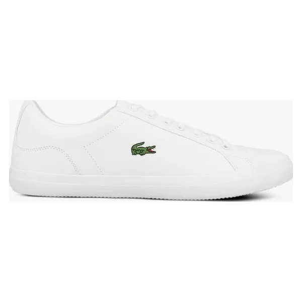 Lacoste Lerond Bl 2 Cma buty męskie, biały, rozmiar 44. Białe buty sportowe męskie Lacoste, z gumy, bez zapięcia. W wyprzedaży za 212,49 zł.