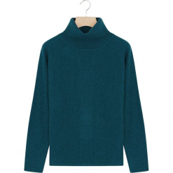 Kaszmirowy sweter w kolorze granatowym. Niebieskie golfy damskie Rodier, z kaszmiru. W wyprzedaży za 391,95 zł.