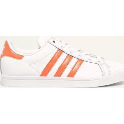 Adidas Originals - Buty Coast Star. Białe buty sportowe damskie adidas Originals, bez wzorów, ze skóry, sportowe. W wyprzedaży za 249,90 zł.