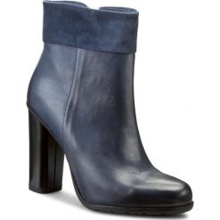 Botki GINO ROSSI - Yumiko DBH164-T13-KBRC-5757-0 59/59. Niebieskie botki damskie na obcasie marki Gino Rossi, ze skóry. W wyprzedaży za 299,00 zł.