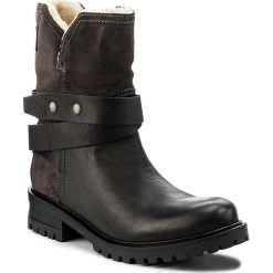 Botki TOMMY HILFIGER - DENIM Corey 4CW FW0FW01460 Steel Grey/Black 901. Czarne buty zimowe damskie marki TOMMY HILFIGER, z denimu, na obcasie. W wyprzedaży za 399,00 zł.