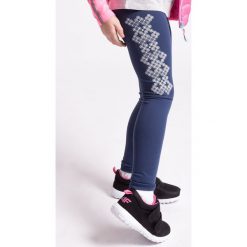 Buty sportowe dziewczęce: Legginsy sportowe dla małych dziewczynek JLEG301z – granatowy