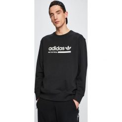 Adidas Originals - Bluza. Czarne bluzy męskie adidas Originals, m, z nadrukiem, z bawełny, z kapturem, bez rękawów, bez kaptura. W wyprzedaży za 199,90 zł.