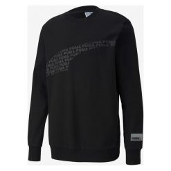 Puma Avenir Graphic Crew Bluza Czarny. Czarne bluzy męskie Puma, xl, z nadrukiem, z bawełny, bez kołnierzyka, bez rękawów, bez kaptura. Za 274,95 zł.