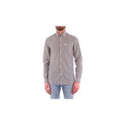 Koszule z długim rękawem Fred Perry M5556. Niebieskie koszule męskie Fred Perry, s, bez wzorów, bez kołnierzyka, z długim rękawem. Za 541,94 zł.
