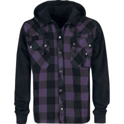 Vixxsin Tobias Shirt Koszula czarny/niebieski. Niebieskie koszule męskie marki Vixxsin, l, z kapturem, z długim rękawem. Za 244,90 zł.