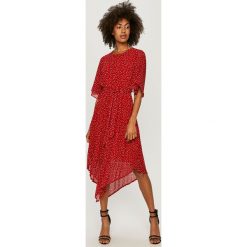 Pepe Jeans - Sukienka Piluca. Sukienki damskie Pepe Jeans, na co dzień, s, bez wzorów, z poliesteru, casualowe, z okrągłym kołnierzem, z długim rękawem, długie, mini, rozkloszowane. Za 379,90 zł.