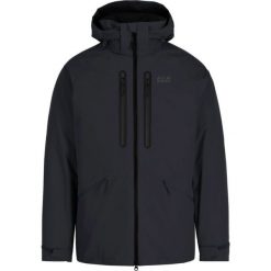 Kurtka hardshell Jack Wolfskin Mount Rainier 1112301-6350. Czarne kurtki sportowe męskie Jack Wolfskin, s, bez wzorów, z poliesteru, bez kaptura, outdoorowe. W wyprzedaży za 1039,00 zł.