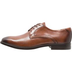 Ecco MELBOURNE Eleganckie buty amber the natural. Pomarańczowe buty wizytowe męskie ecco, ze skóry, na sznurówki. Za 499,00 zł.