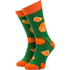 Skarpety Wysokie Unisex CUP OF SOX - MandarynkoveLove Pomarańczowy Zielony. Pomarańczowe skarpetki damskie z elastanu. Za 24,00 zł.