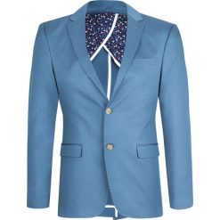 Marynarka męska elegancka morska Recea. Zielone koszule męskie Recea, m, bez wzorów, z bawełny, eleganckie. W wyprzedaży za 99,90 zł.