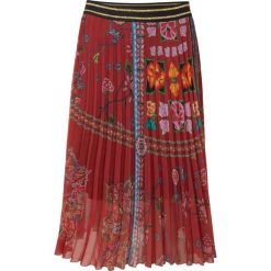 Desigual Francia Spódnica Czerwony. Czerwone spódniczki damskie Desigual, bez wzorów, z poliesteru. Za 464,95 zł.