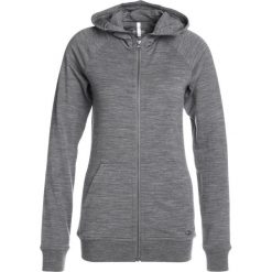 Icebreaker CRUSH ZIP HOOD Bluza rozpinana gritstone heather. Szare kardigany damskie marki Icebreaker, l, z elastanu. W wyprzedaży za 559,20 zł.