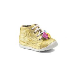 Buty Dziecko Catimini SALAMANDRE. Żółte trampki dziewczęce Catimini, bez wzorów, bez zapięcia. Za 174,50 zł.