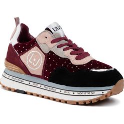 Sneakersy LIU JO - Maxi Alexa BXX051 PX066 Bordeaux S1703. Czerwone półbuty damskie Liu Jo, z zamszu. W wyprzedaży za 479,00 zł.